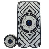 Husa Apple iPhone 7 Plus/8 Plus Multicolor Model Camera Foto + Popsocket inclus - vivimall.ro