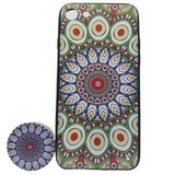 Husa Apple iPhone 7 Plus/8 Plus Multicolor Model Paun + Popsocket inclus - vivimall.ro