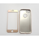 Husa Apple iPhone 7 Plus Full Silicone 360 Auriu - vivimall.ro