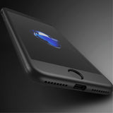 Husa Apple iPhone 8 Full Cover 360 Negru + Folie Cadou - vivimall.ro