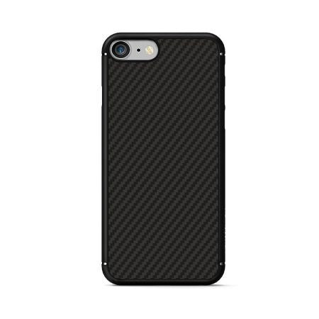 Husa Apple iPhone 8 Nillkin Synthetic Fiber Negru - vivimall.ro