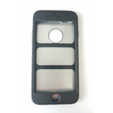 Husa Apple iPhone 8 Plus Full Silicone 360 Negru + Folie de protectie - vivimall.ro