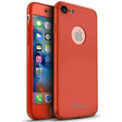 Husa Apple iPhone 8 Plus IPAKY Full Cover 360 Rosu + Folie Cadou - vivimall.ro