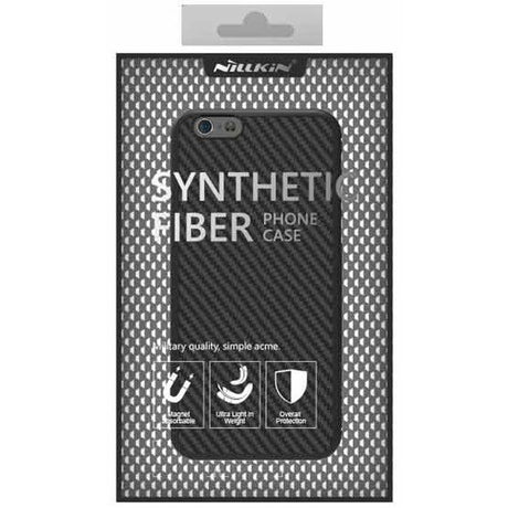 Husa Apple iPhone 8 Plus Nillkin Synthetic Fiber Negru - vivimall.ro