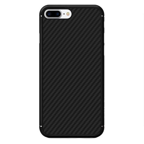 Husa Apple iPhone 8 Plus Nillkin Synthetic Fiber Negru - vivimall.ro