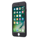 Set Husa si Folie de Protectie, Flippy, Compatibila cu Apple iPhone X, Full Cover 360°, Plastic + Sticla, Negru - vivimall.ro