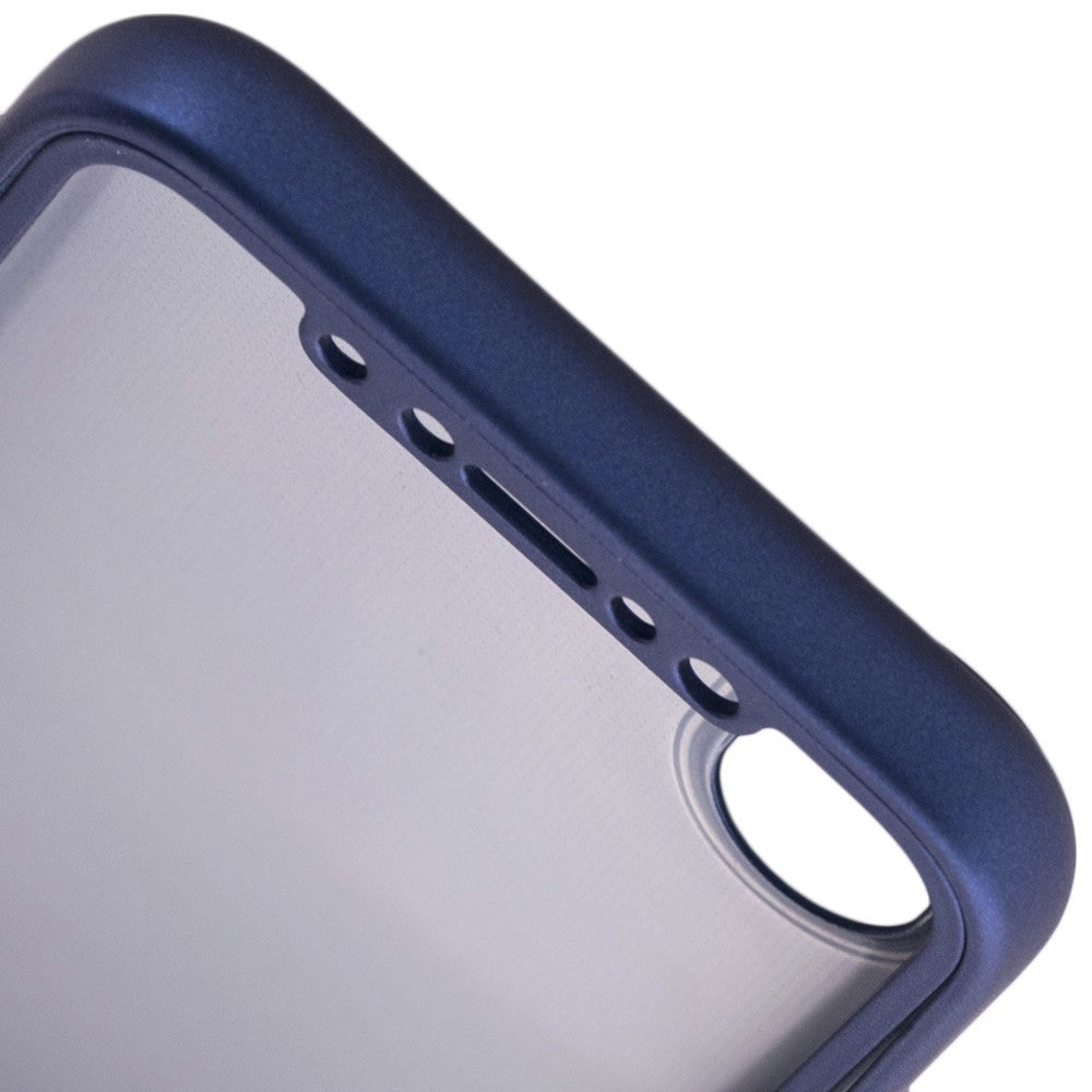 Husa Apple iPhone X Full Silicone 360 Albastru + Folie de protectie - vivimall.ro