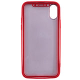 Husa Apple iPhone X Full Silicone 360 Rosu + Folie de protectie - vivimall.ro