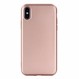 Husa Apple iPhone X Full Silicone 360 Roz Auriu + Folie de protectie - vivimall.ro