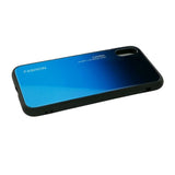 Husa Apple iPhone X Hybrid Back Degrade, Albastru - vivimall.ro