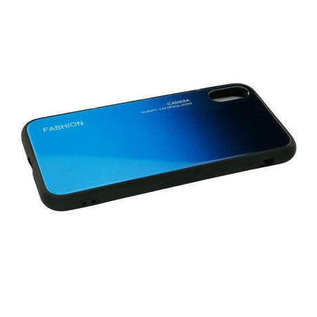 Husa Apple iPhone X Hybrid Back Degrade, Albastru - vivimall.ro