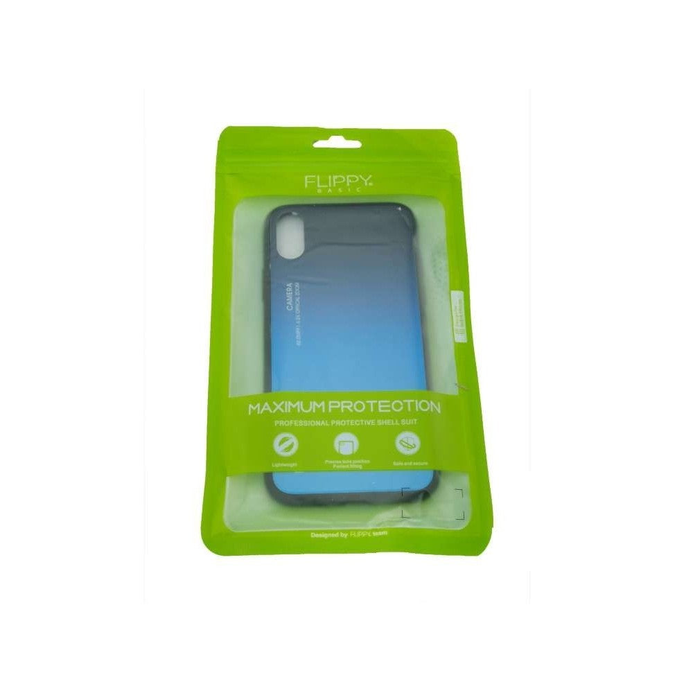 Husa Apple iPhone X Hybrid Back Degrade, Albastru - vivimall.ro