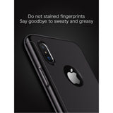 Husa Apple iPhone X Joyroom fata + spate Negru - vivimall.ro