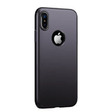 Husa Apple iPhone X Joyroom fata + spate Negru - vivimall.ro