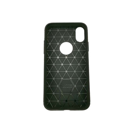 Husa Apple iPhone X Tpu, carbon, Negru - vivimall.ro
