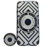 Husa Apple iPhone X/XS Multicolor Model Camera Foto + Popsocket inclus - vivimall.ro