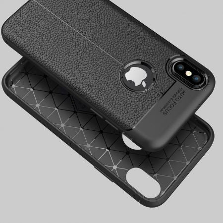 Husa Apple iPhone X Zore TPU moale Negru - vivimall.ro