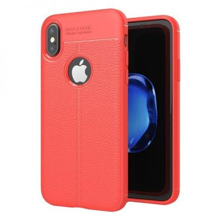 Husa Apple iPhone X Zore TPU moale Rosu - vivimall.ro