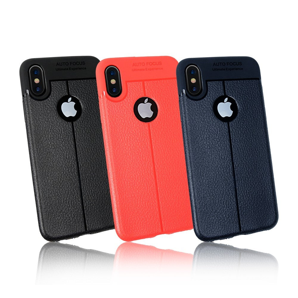 Husa Apple iPhone X Zore TPU moale Rosu - vivimall.ro