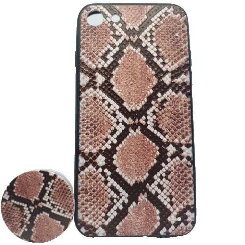 Husa Apple iPhone XR Multicolor Model Sarpe 2 + Popsocket inclus - vivimall.ro