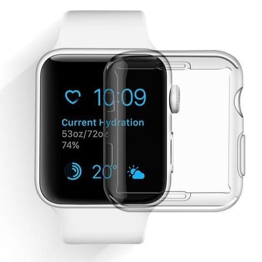 Husa Apple Watch Series 2/3 38 mm Full Tpu 360 Transparent - vivimall.ro