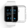 Husă transparentă TPU 360 pentru Apple Watch Series 2/3 42mm, vedere frontală completă