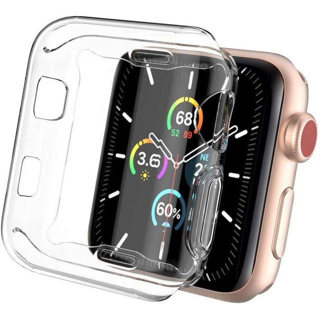 Husa Apple Watch Series 4/5 44 mm Full Tpu 360 Transparent - vivimall.ro