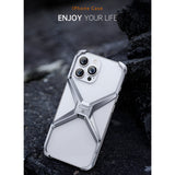Carcasă Armor X iPhone 15 margini proeminente protecție ecran și cameră, unghi superior