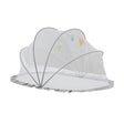Plasă anti-țânțari pliabilă Vivimall pentru bebeluși 0-1 an, 60x55x5 cm, culoare gri, vedere frontală