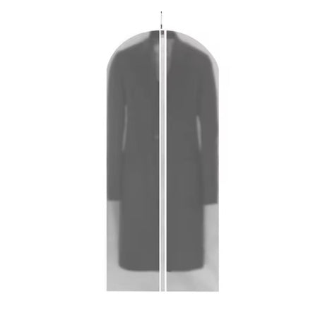 Set 5 Husa de Depozitare cu Fermoar, Vivimall, pentru Haine, de Protectie, pentru Voiaj, Netesut, Rezistent la Praf, 60x140 cm, Transparent-Alb - vivimall.ro