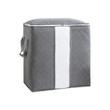 Husa de Depozitare, Vivimall, Intrebuintare Multipla, Pliabila, cu Fermoar Bidirectional si Fereastra Laterala Transparenta, Lavabila, 50x48x28 cm, Gri - vivimall.ro