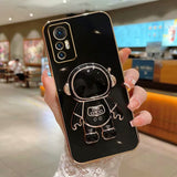 Husă Honor Magic 6 Pro Astronaut 2 în 1, design tridimensional negru, vedere laterală