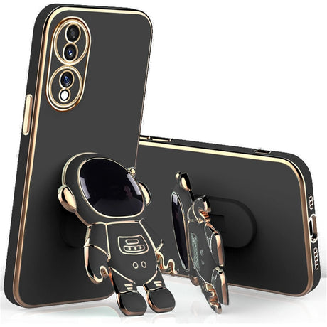 Husa Telefon 2in1, Vivimall, Compatibila Huawei P60 Pro, Carcasa TPU cu Suport Inclus Tip Astronaut, Protectie Camere, Negru - vivimall.ro