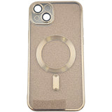 Husa de Protectie 2 in 1, Vivimall, pentru Apple iPhone 14 Plus, Compatibila MagSafe, Magnetica, cu Protectie Lentila, din TPU, Auriu - vivimall.ro