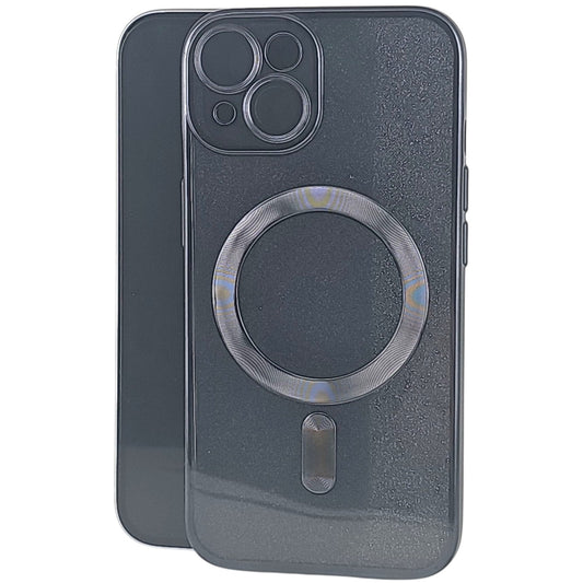 Husa de Protectie 2 in 1, Vivimall, pentru Apple iPhone 14 Plus, Compatibila MagSafe, Magnetica, cu Protectie Lentila, din TPU, Negru - vivimall.ro