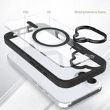 Husă antisoc iPhone 16 Plus MagSafe, vedere unghi tridimensional