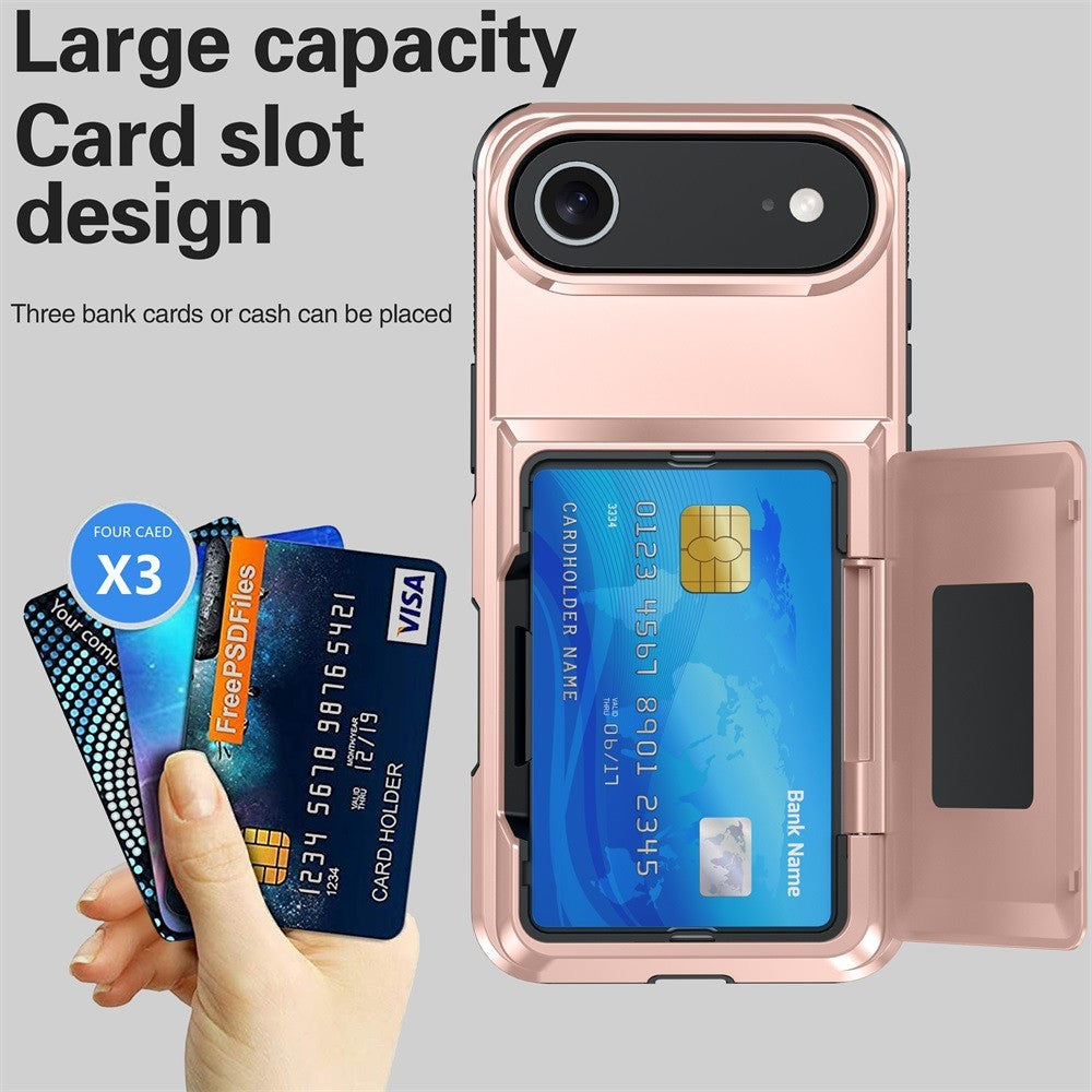 Husă Apple iPhone 17 Air anti-alunecare Rose Gold, detaliu suprafață texturată