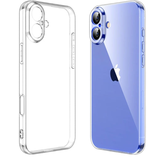 Husa de Protectie, Compatibila cu Apple iPhone 16 Plus, TPU, Antisoc, Rezistenta la Impact, Protectie Camera, Transparenta - vivimall.ro
