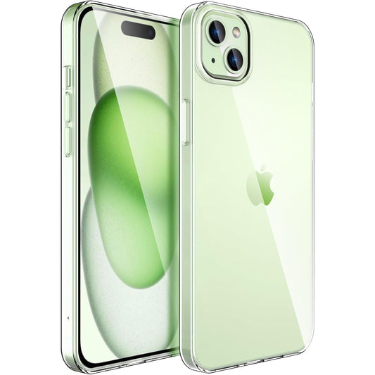Husa de Protectie din Silicon, pentru Apple iPhone 15 Plus, PC, Antisoc, Rezistenta la Impact, Transparenta - vivimall.ro