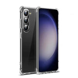 Husa de protectie Flippy, Airbag Shock Absorption, TPU, pentru Samsung Galaxy S23 Ultra , Transparent - vivimall.ro