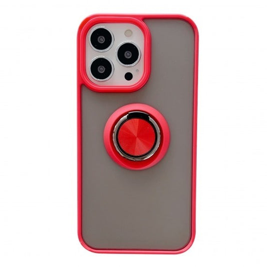 Husa de protectie Vivimall compatibila cu Apple iPhone 13,Defender cu prindere inel,Rosu - vivimall.ro