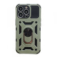 Husa de protectie Vivimall compatibila cu Apple iPhone 13 Pro Defender Model 4 cu suport,Verde - vivimall.ro