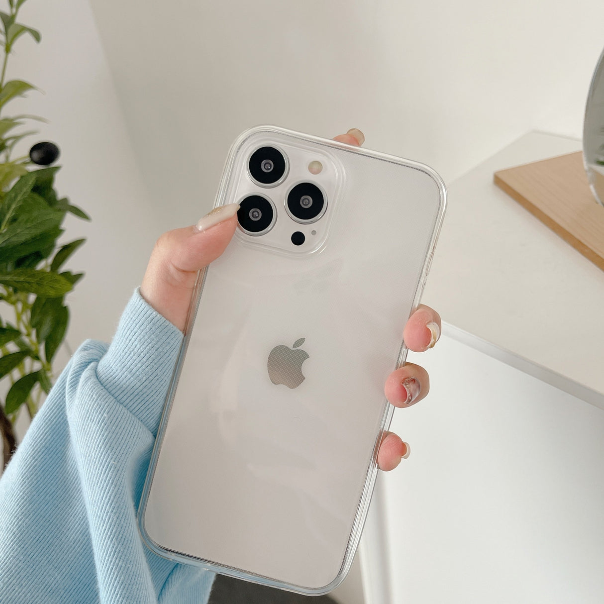 Husa de protectie Flippy compatibila cu Apple iPhone 13 Pro Max Full Tpu 360 Transparent - vivimall.ro