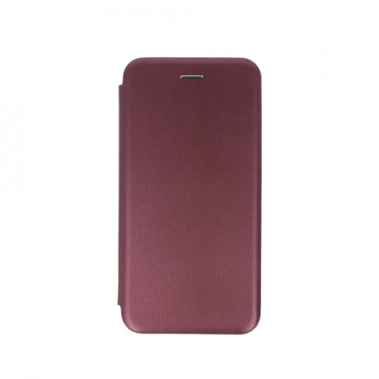 Husa de protectie Vivimall compatibila cu Apple iPhone 13 Pro Max Magnet Book Case Bordo - vivimall.ro