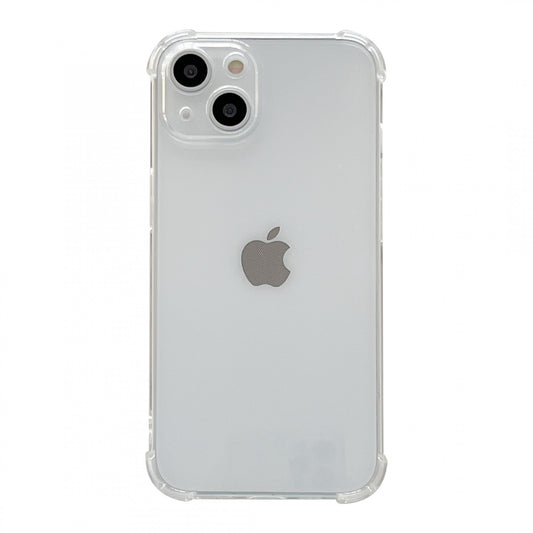 Husă TPU transparentă antisoc 1,5 mm pentru Apple iPhone 13, vedere frontală