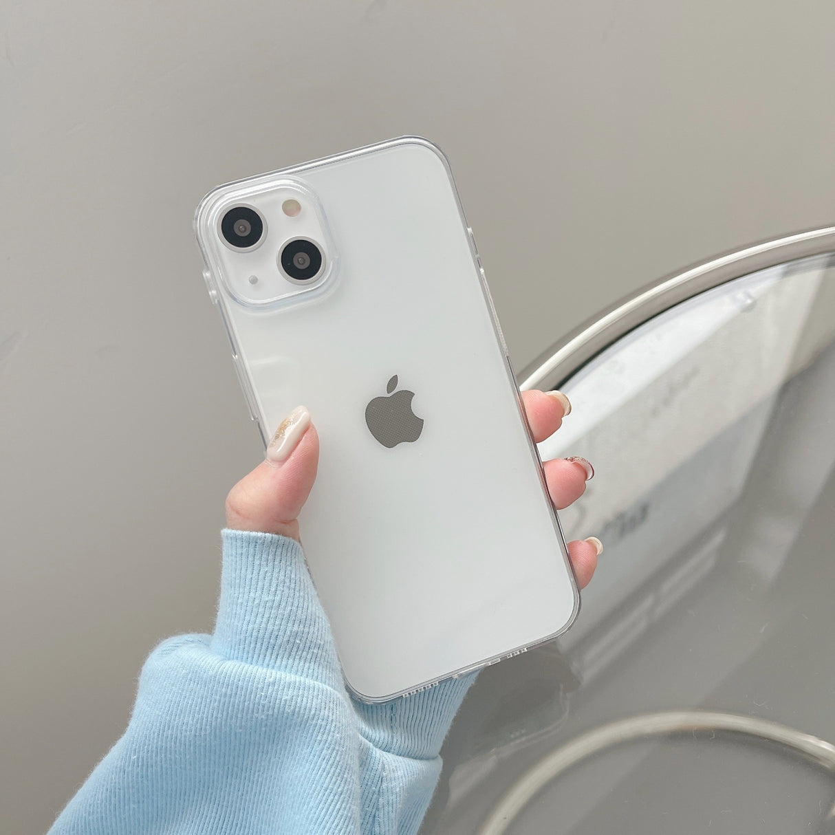 Husa de protectie Flippy compatibila cu Apple iPhone 13 Tpu Transparent - vivimall.ro