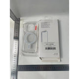 Husă transparentă iPhone 15 Pro în ambalaj blister individual, vedere completă produs