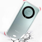 Husă Honor 90 Vivimall montată pe telefon, design transparent, vedere spate