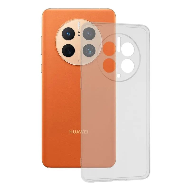 Husa de Protectie, Vivimall, Compatibila cu Huawei Mate 50 Pro, TPU, Transparent - vivimall.ro