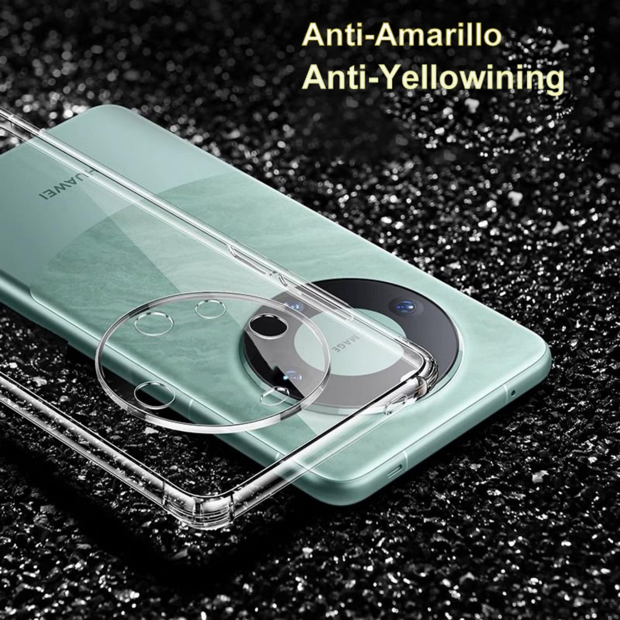 Husa de Protectie, Vivimall, Compatibila cu Huawei Mate 60 Pro, TPU, Transparent - vivimall.ro
